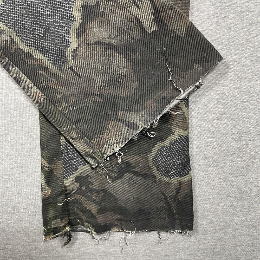Waimea Cargo Pants Womens 20 Green Camo Stacked Fit Slim Twill Hunter Outdoor - Picture 12 of 14